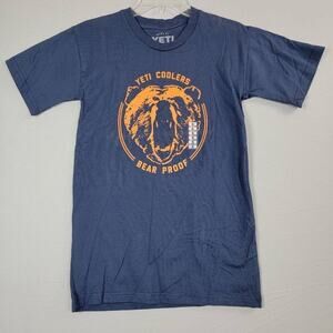 Yeti Men's T-Shirt Bear Print Small